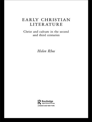 cover image of Early Christian Literature